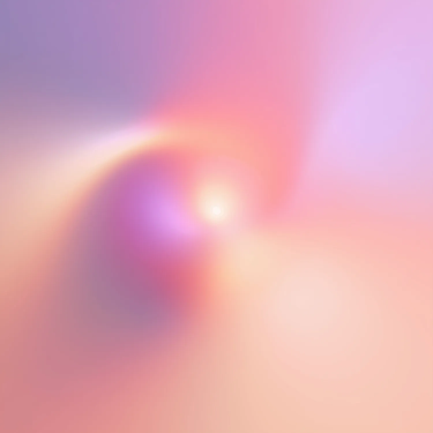 A soft bloom of light on a plain ground