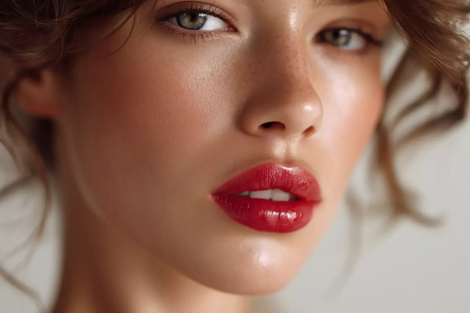 A close portrait in even daylight