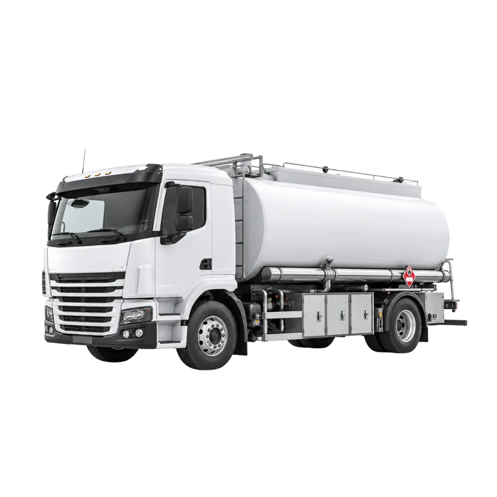 Cut-out tanker truck